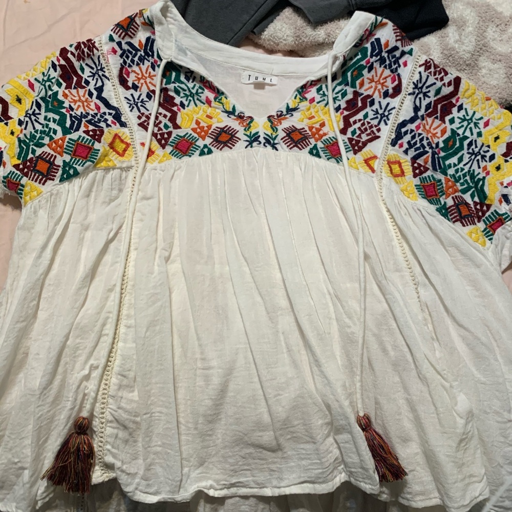 Cute flowy top